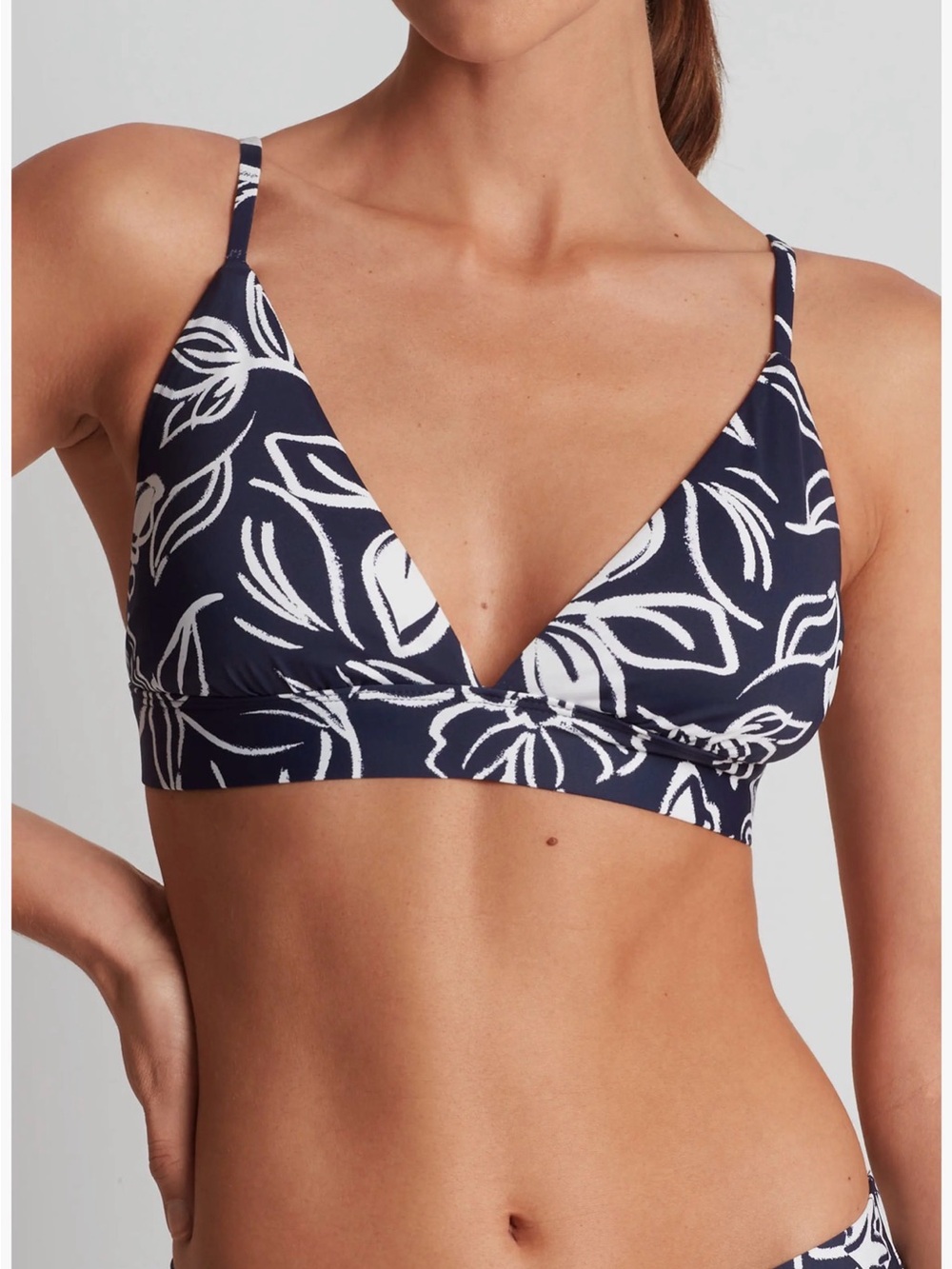 NWT Lauren Ralph Lauren Allora Floral Bikini Top